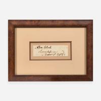 [Declaration of Independence] [New Jersey] Clark, Abraham Cut Signature