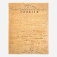 [Declaration of Independence] Tyler, Benjamin Owen In Congress, July 4th. 1776 The Unanimous Declaration of the thirteen United States of America.