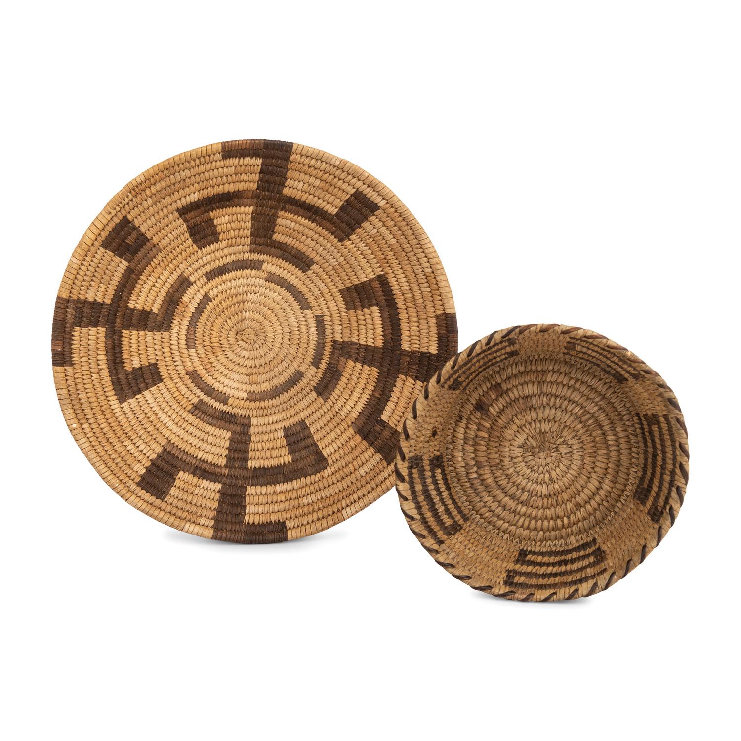 Pair of Tohono O'odham Baskets