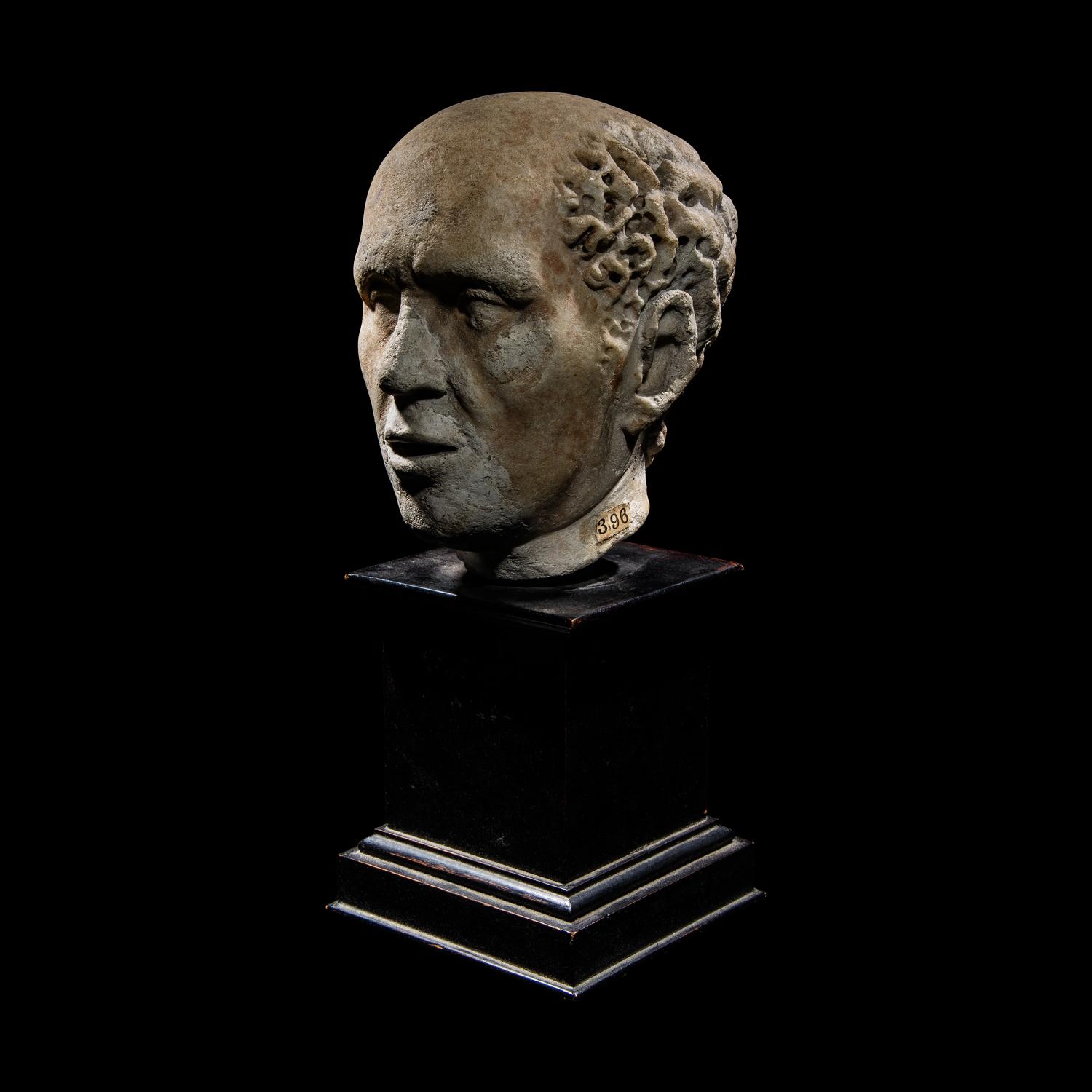 A Roman Marble Portrait Head of a Man