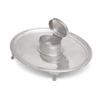 An Irish George III Sterling Silver Inkstand