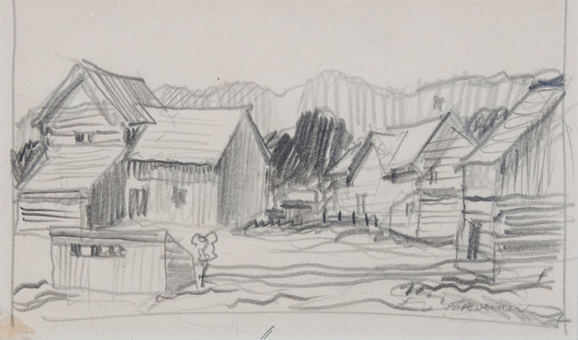 Edward Boerner, (Wisconsin, 1902-1981), Mrs. Karandis' Place