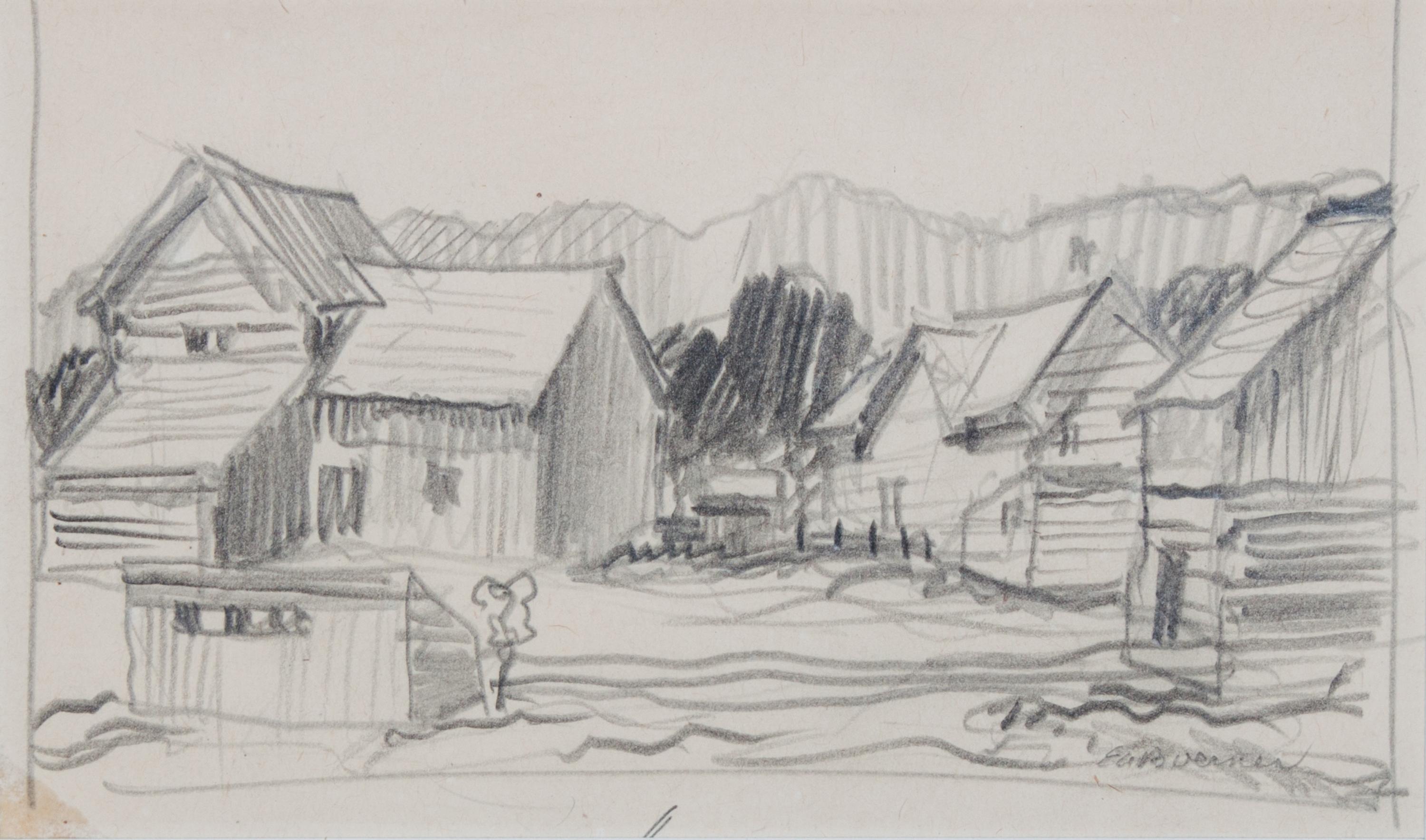 Edward Boerner, (Wisconsin, 1902-1981), Mrs. Karandis' Place