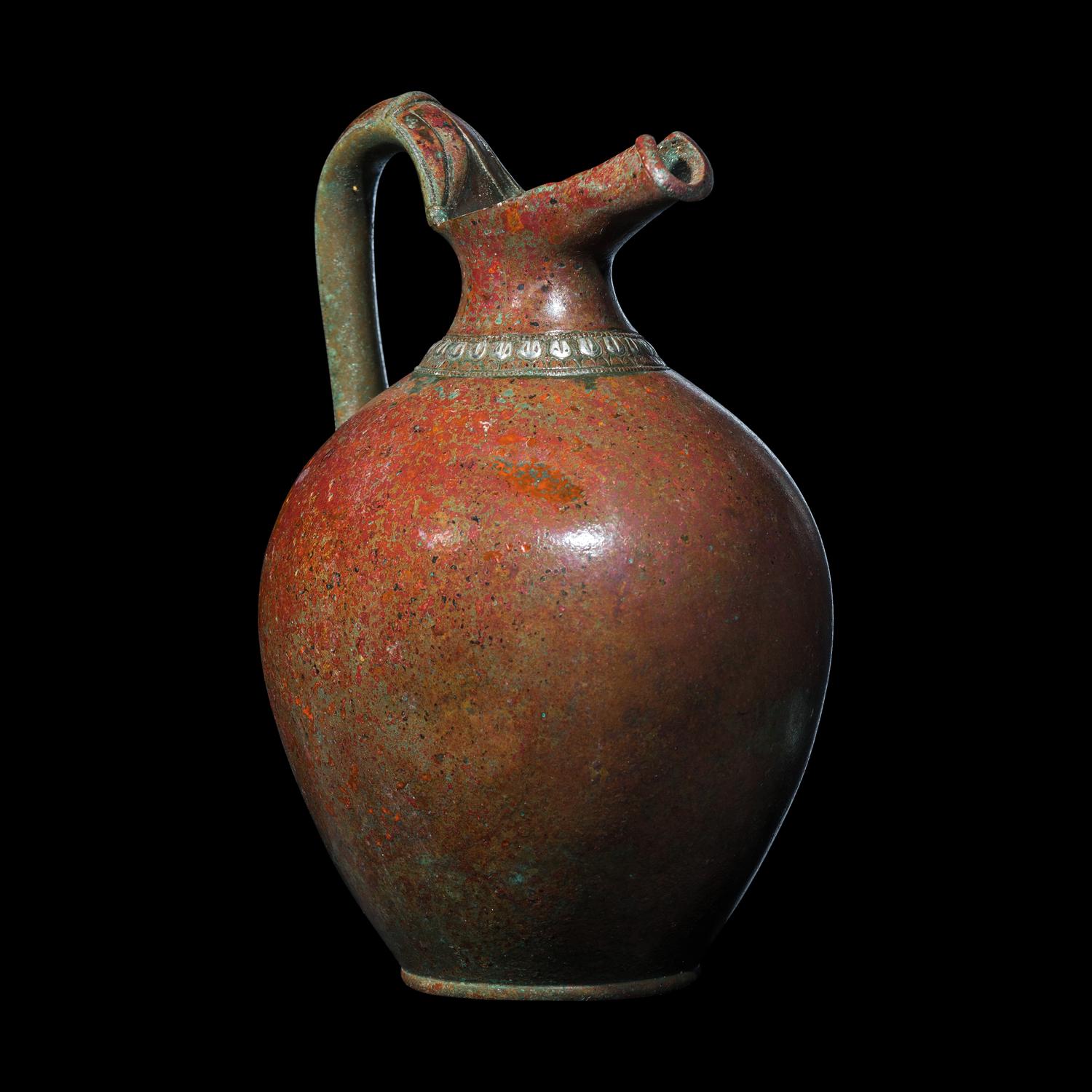 A Roman Bronze Oinochoe