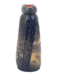 A Devez Cameo Glass Vase — 20TH CENTURY