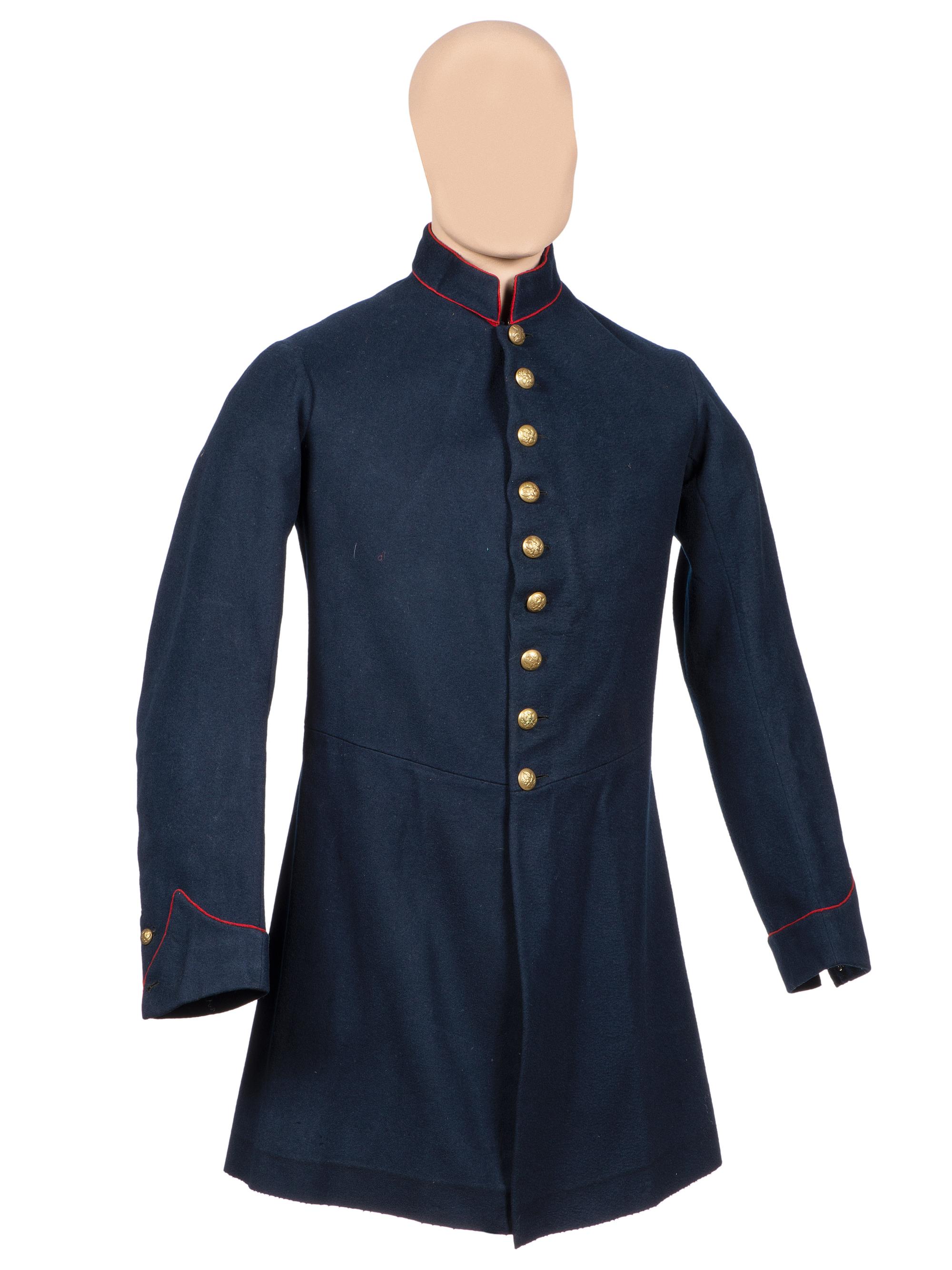 [CIVIL WAR]. 1858 Union Artillery enlisted frock coat.