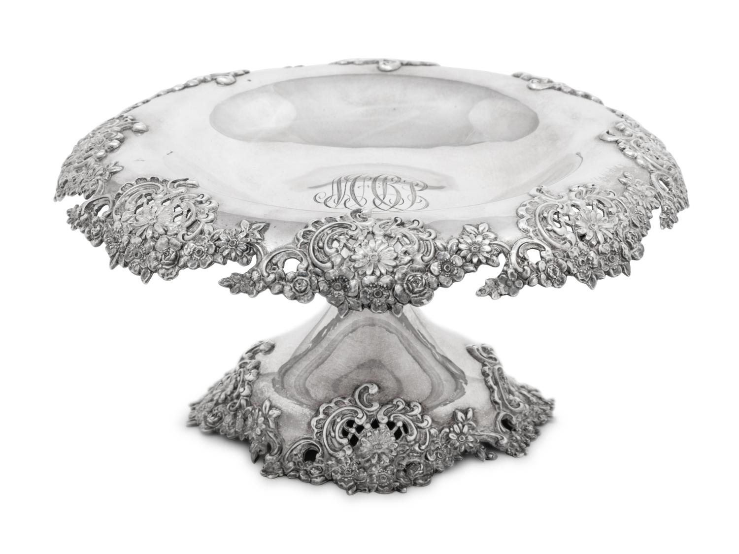 A Tiffany and Co. Silver Tazza
