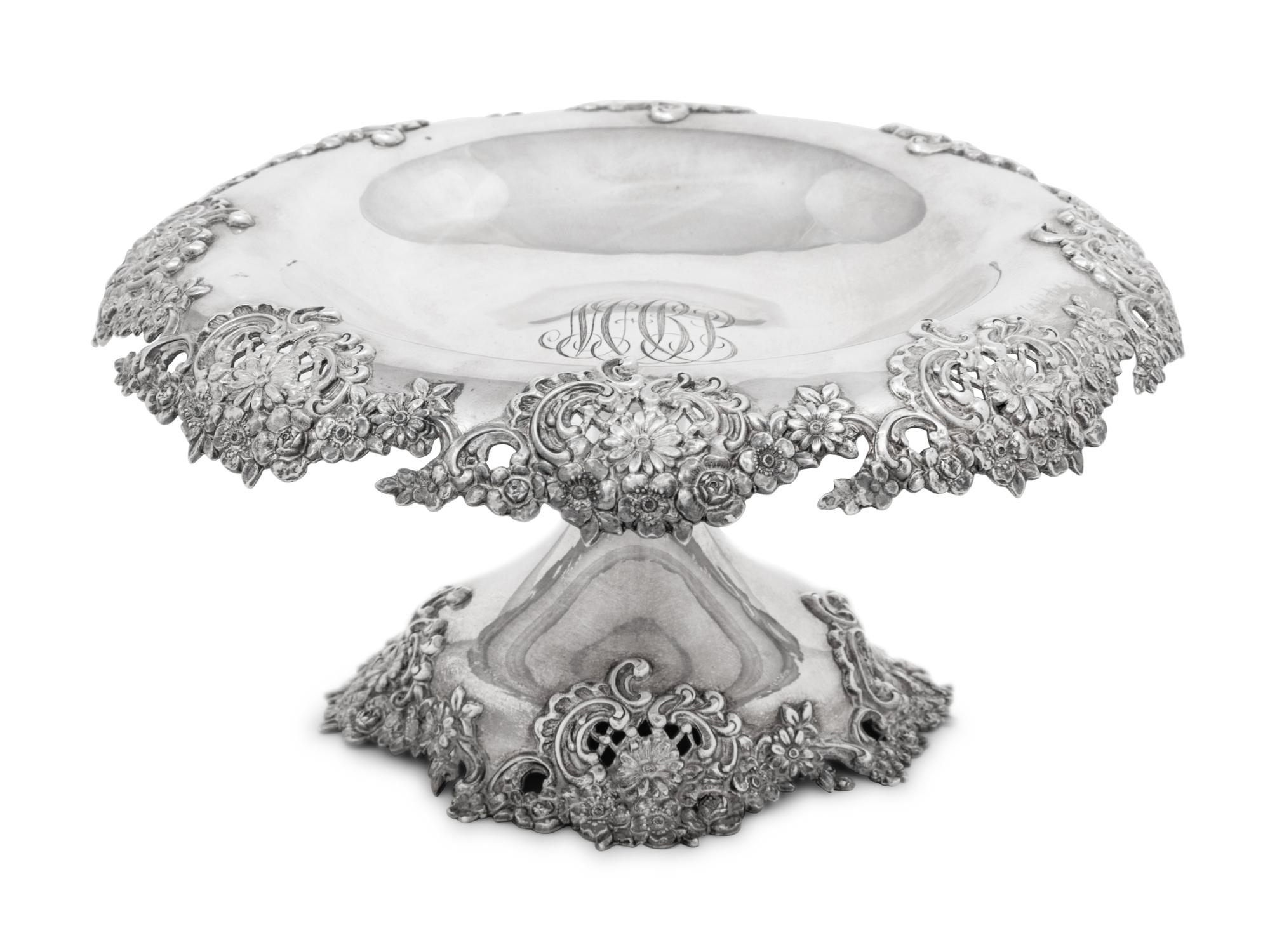 A Tiffany and Co. Silver Tazza