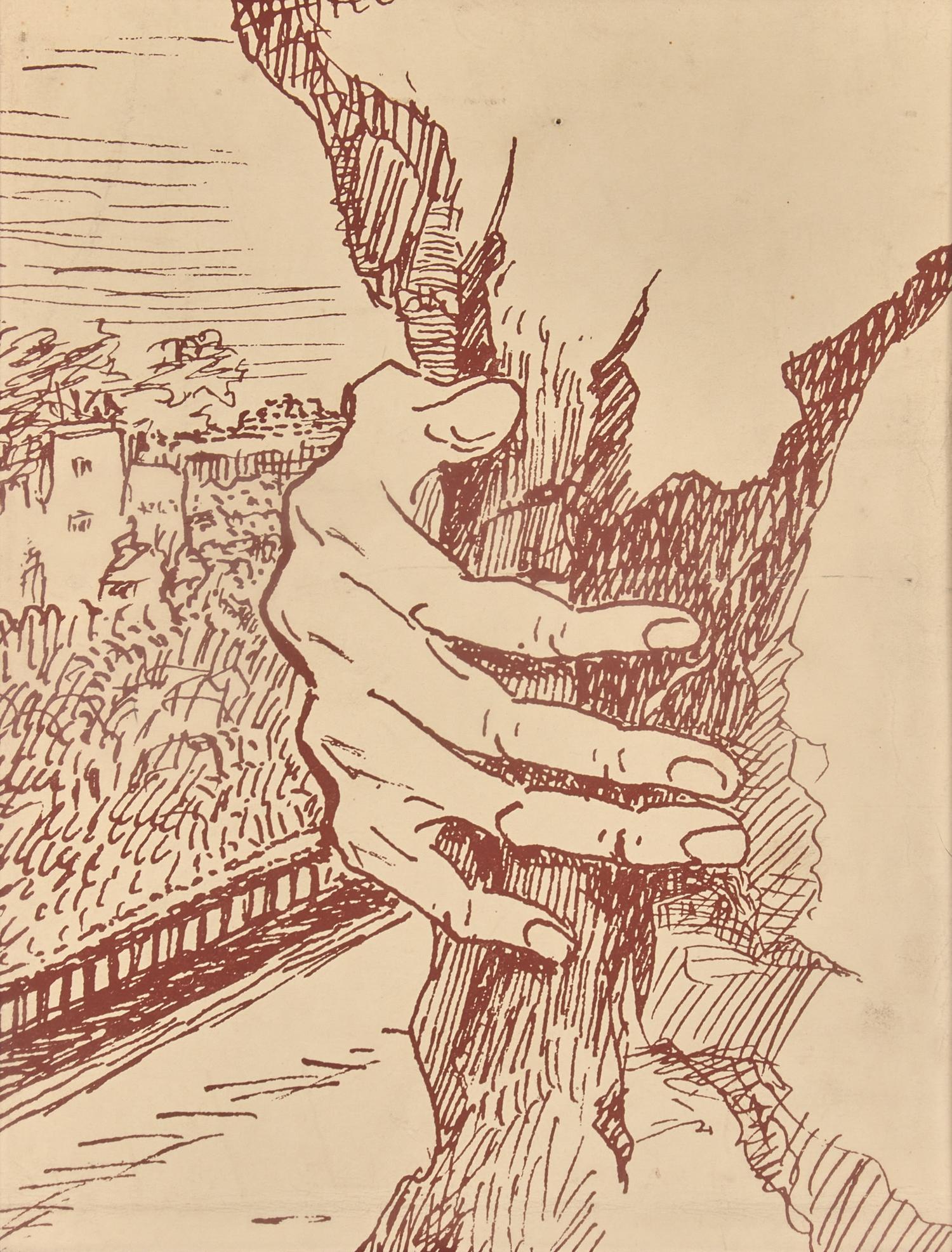 Le Tournant (back cover from Les Mains Libres book), 1936