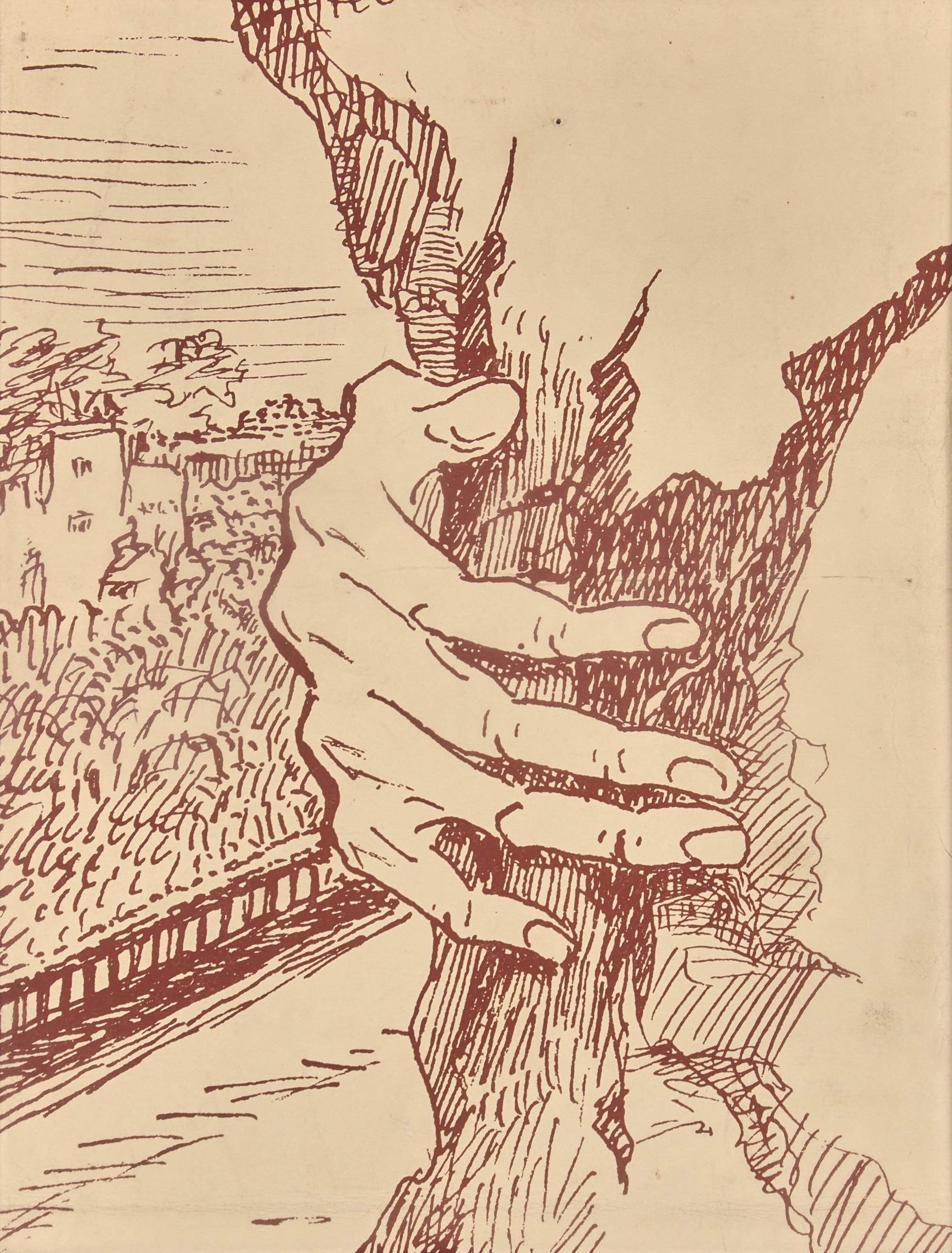 Le Tournant (back cover from Les Mains Libres book), 1936