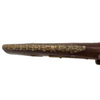 Japanese Tanegashima Matchlock with Powderflasks and Portfolio with Provenance Related to US Army 2nd Lt. Ralph M. Setser