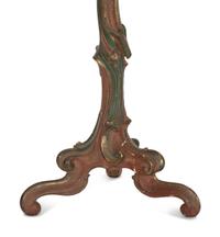An Italian Rococo Style Painted Marble-Top Pedestal Table