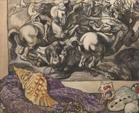 Louis Valtat (French, 1869-1952) - Nature Morte à la Conque (Hommage à Delacroix)