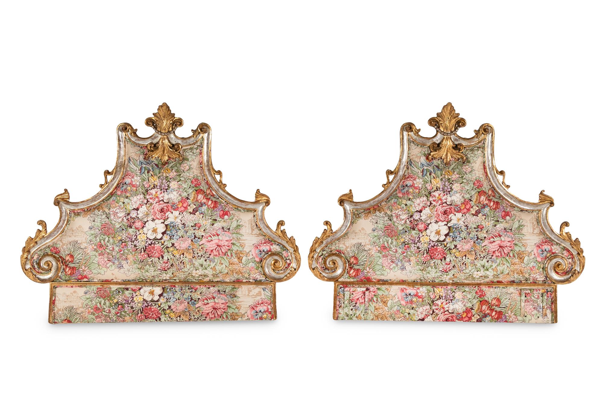 A Pair of Italian Neoclassical Headboards