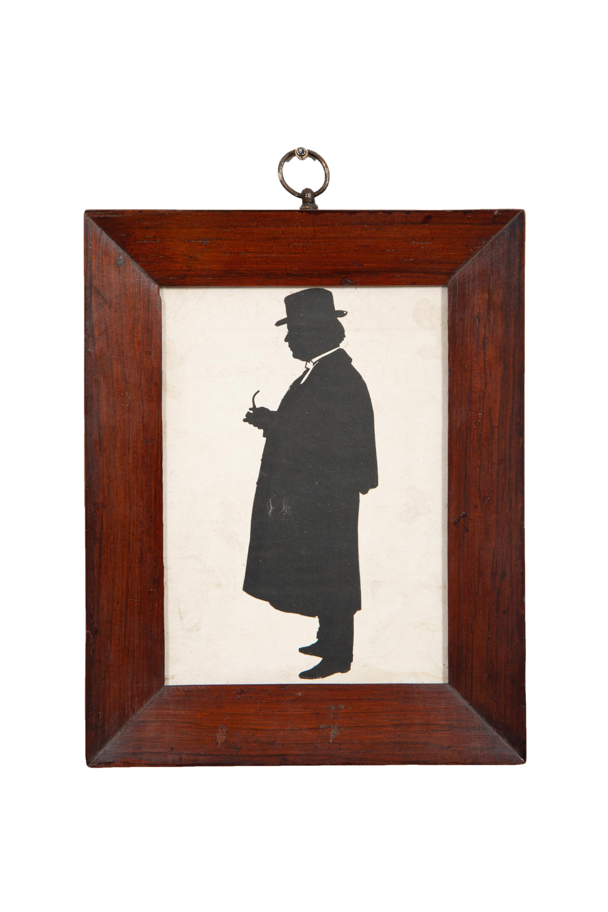An Assemblage of Framed Paper Silhouettes Featuring 3 Beatrix Sherman Works