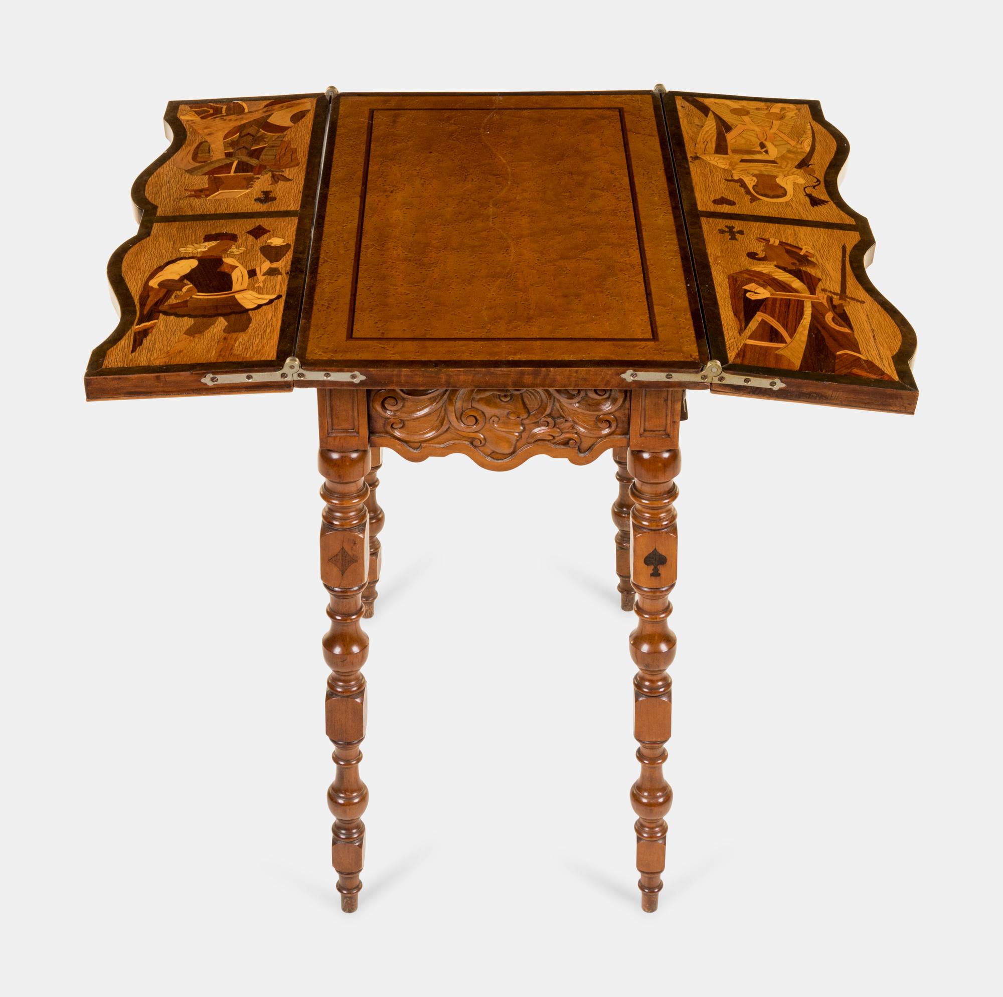 Fold-Over Card Table