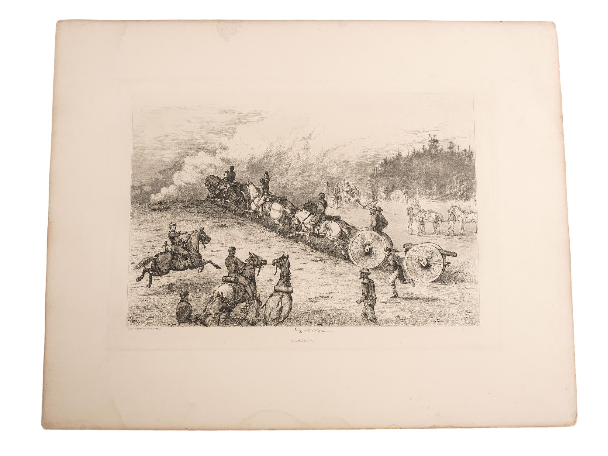 [CIVIL WAR - ART]. FORBES, Edwin (1839-1895). Life Studies of the Great Army. New York, [1876].