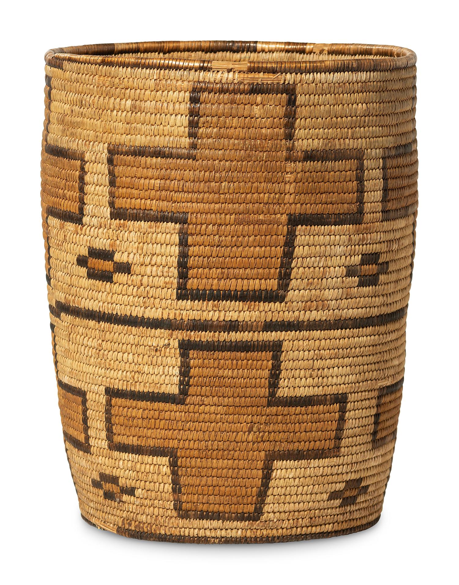 Tohono O'odham Polychrome Basket