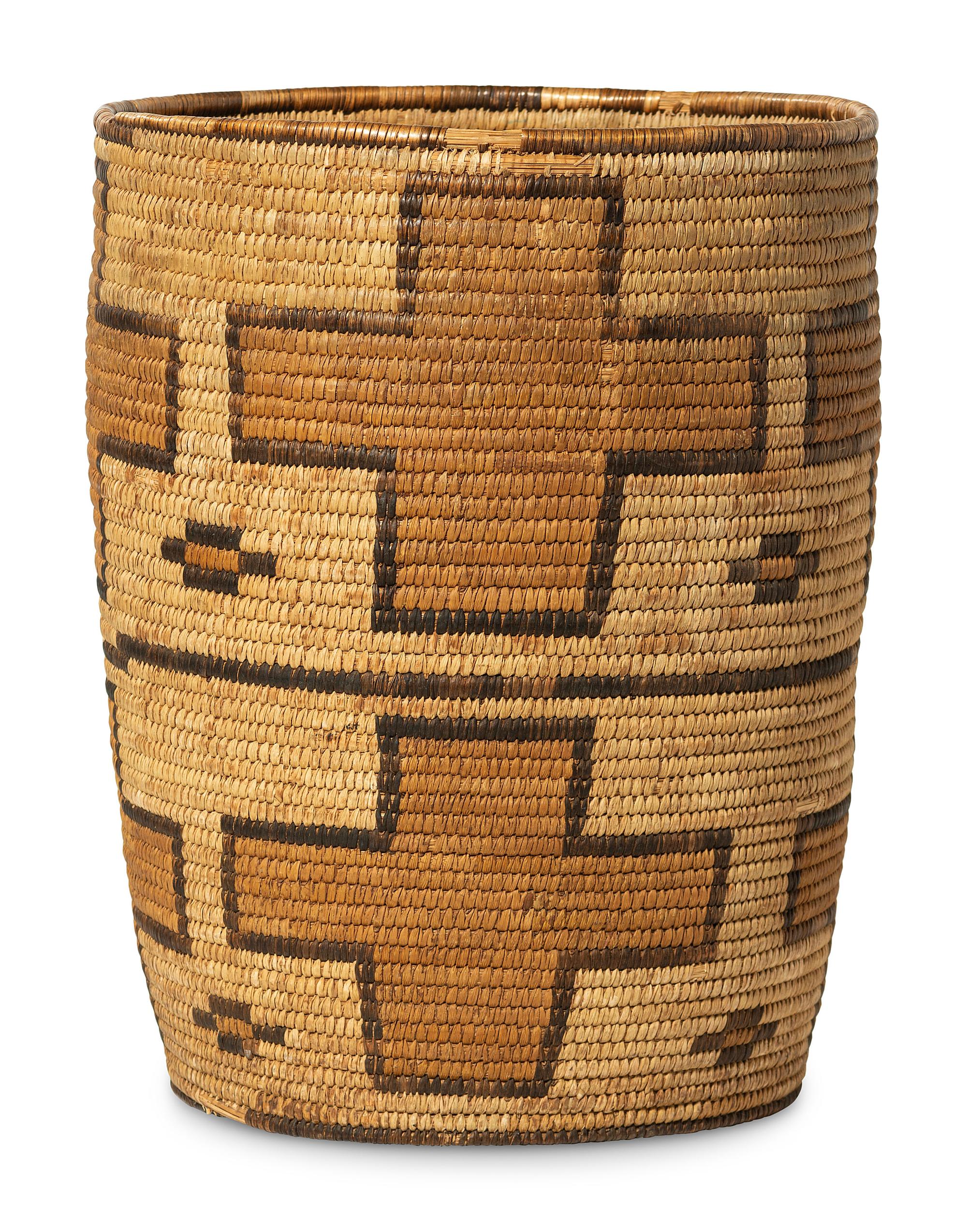 Tohono O'odham Polychrome Basket