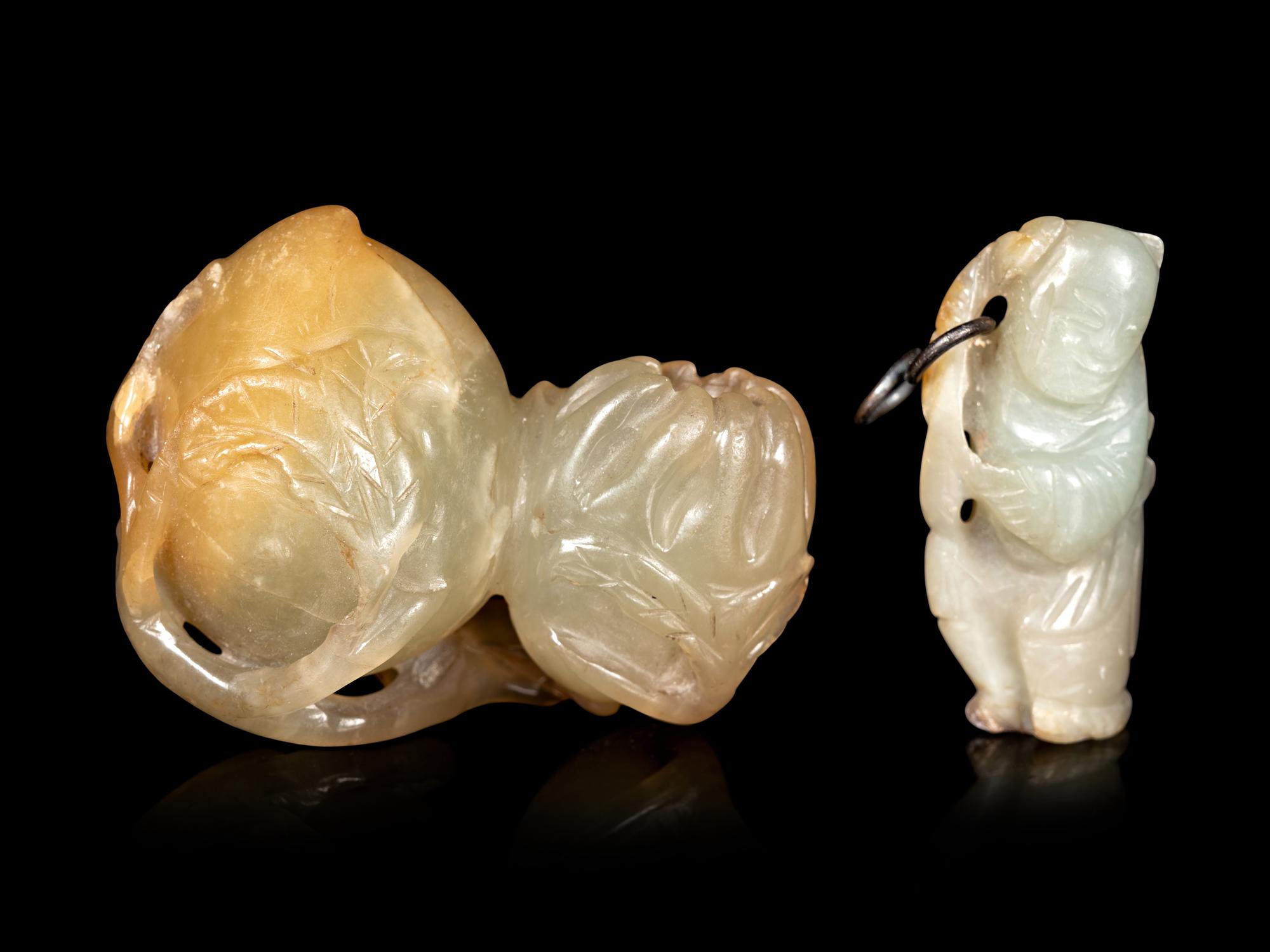 Four Chinese Hardstone Carvings