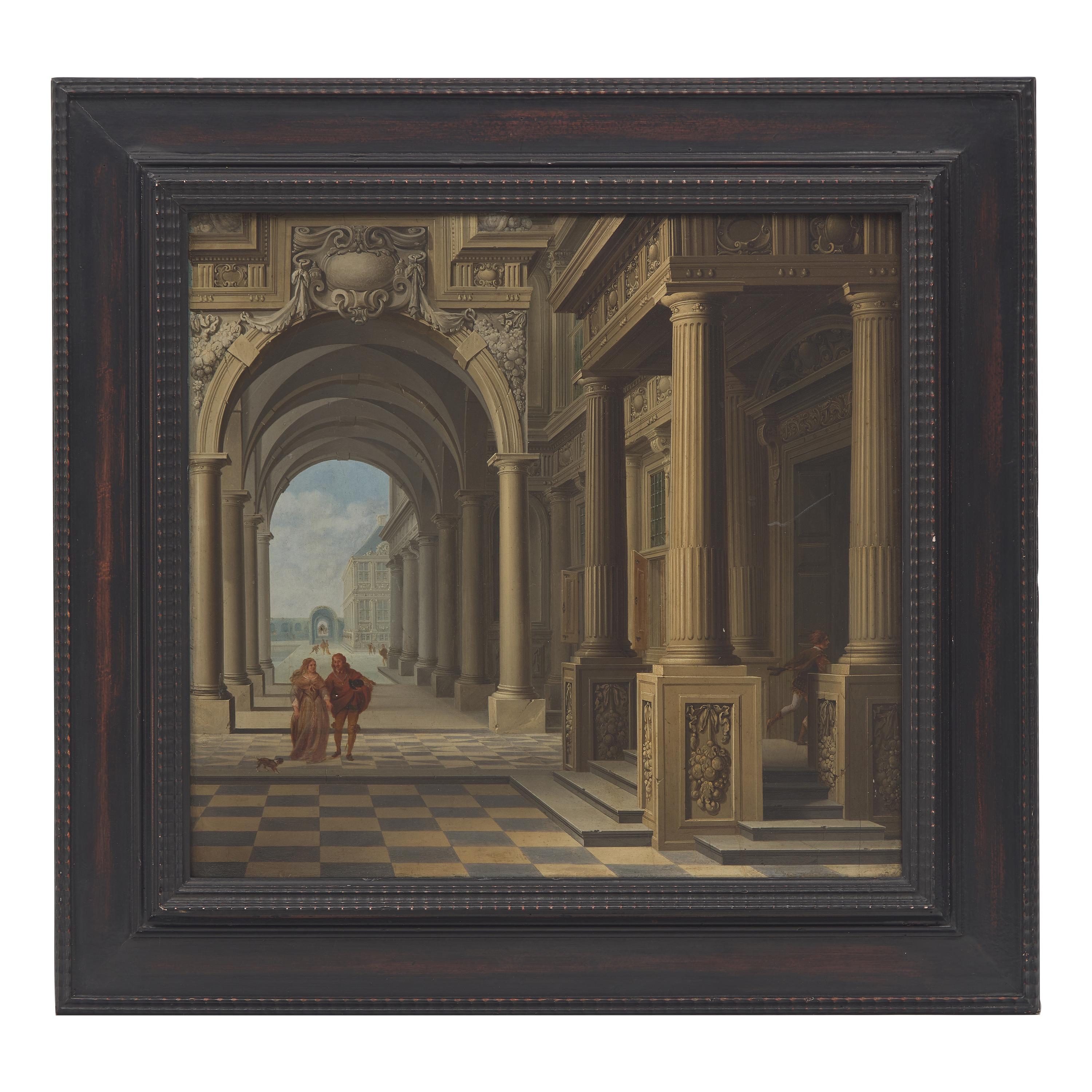 Dirck Van Delen (Dutch, 1605-1671) — Portico of a Palace , 1647