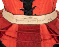 Two Women's Understructure Pieces: One Corset, One Crinoline, 1870s