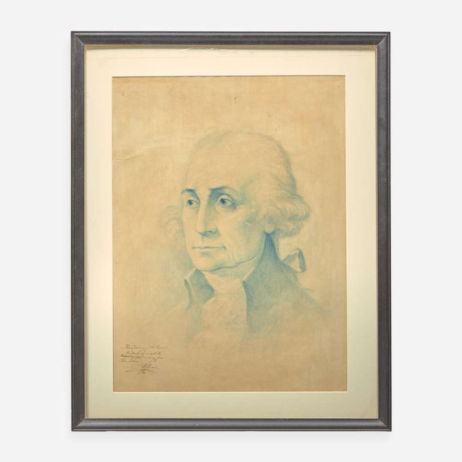 William Joseph Williams (1759-1823) A Portrait of George Washington, circa 1821