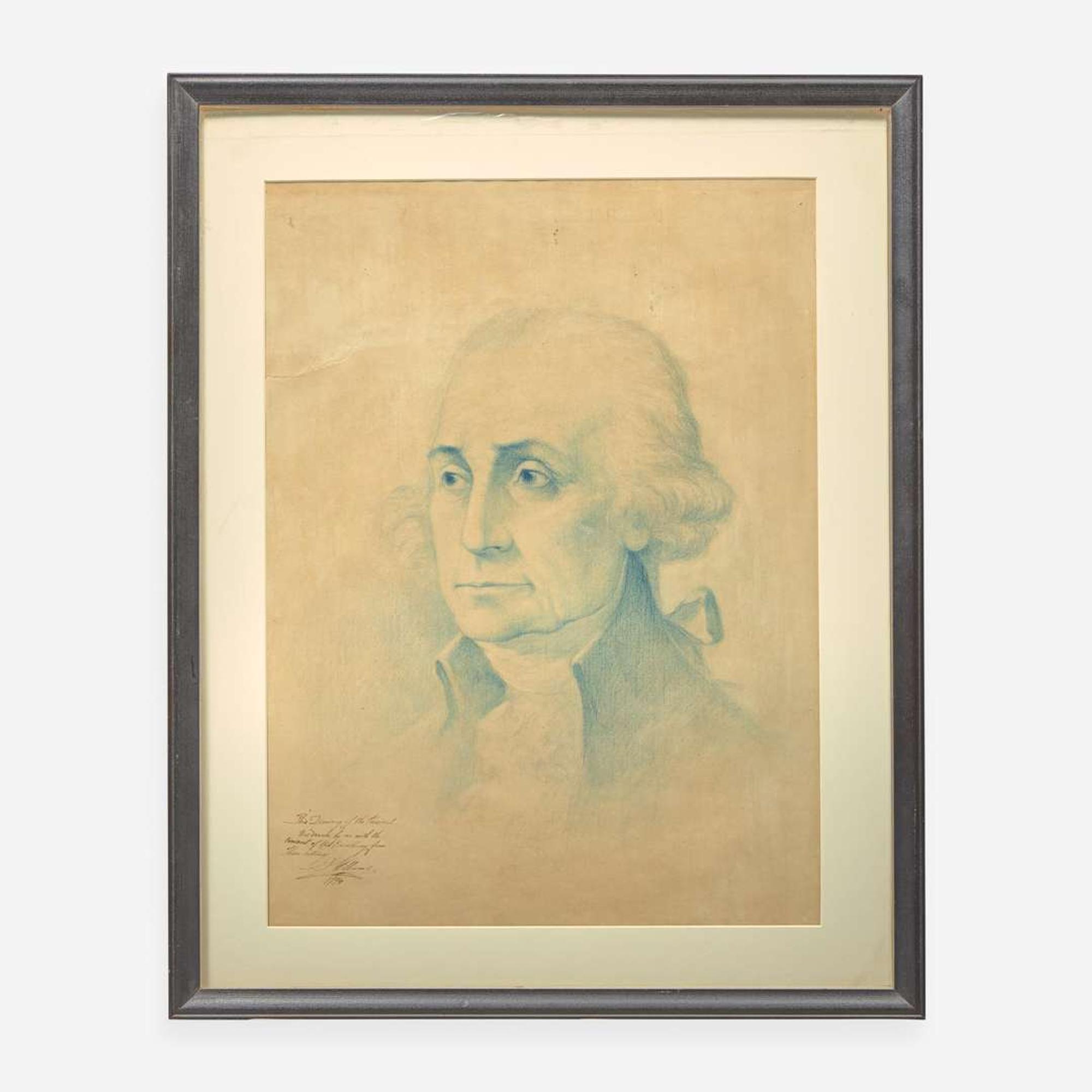 William Joseph Williams (1759-1823) A Portrait of George Washington, circa 1821