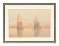 The Colossi of Memnon , 1925