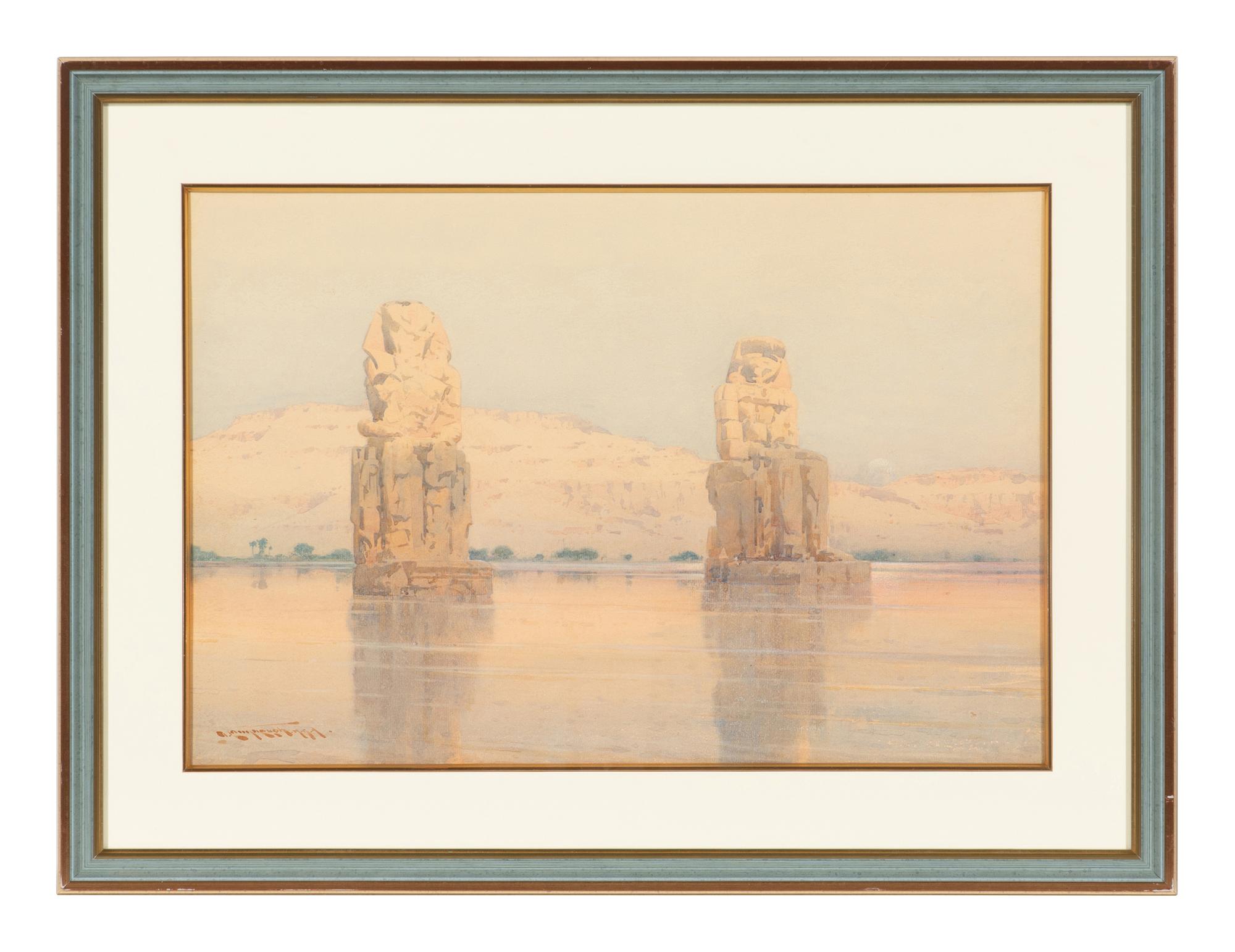 The Colossi of Memnon , 1925