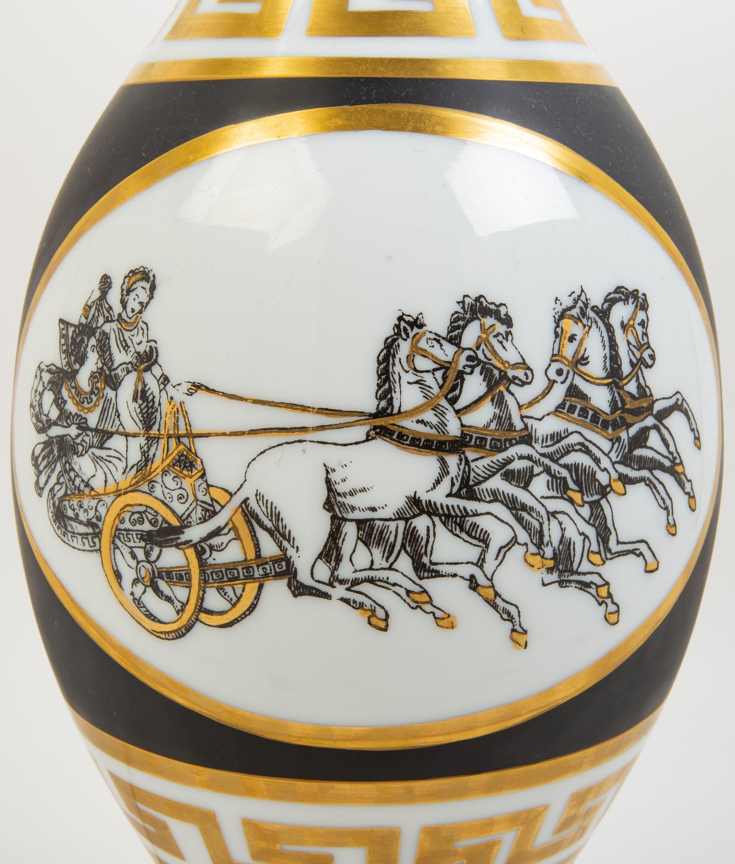 A Paris Porcelain Lamp
