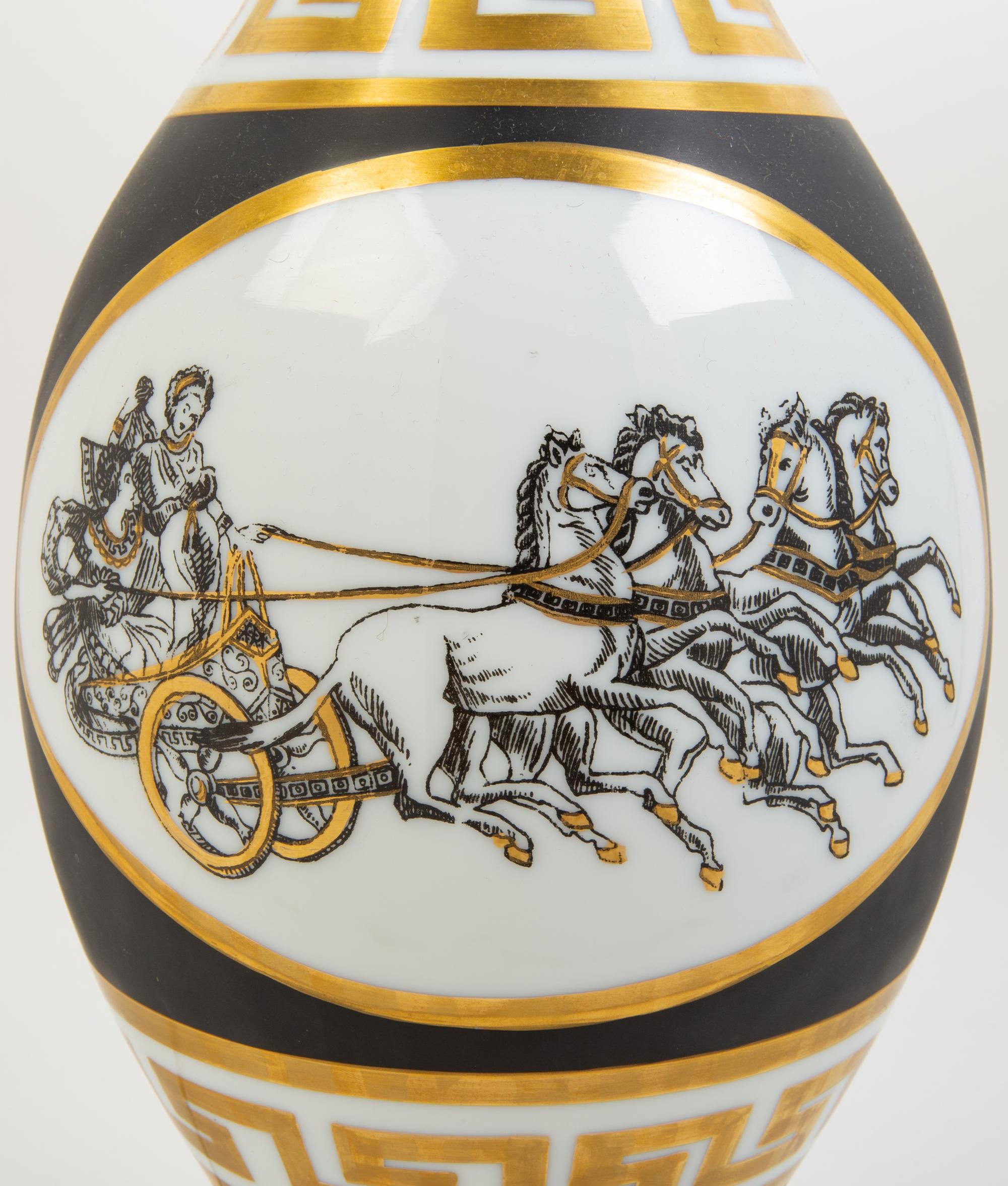 A Paris Porcelain Lamp