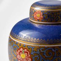 A Wedgwood Powder Blue Ground Covered Jar UK, circa 1915