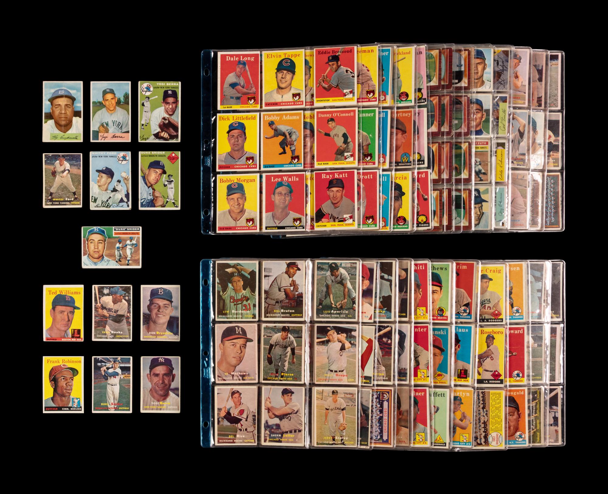 A Collection of 1950s Topps and Bowman Baseball Cards