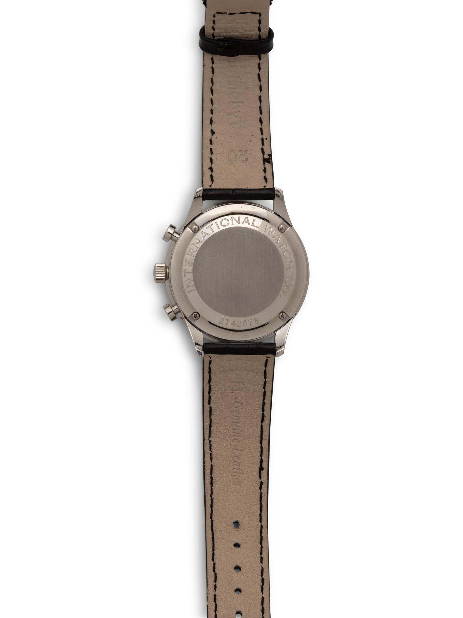 IWC, REF. 3714 STAINLESS STEEL 'PORTUGUESE' WATCH