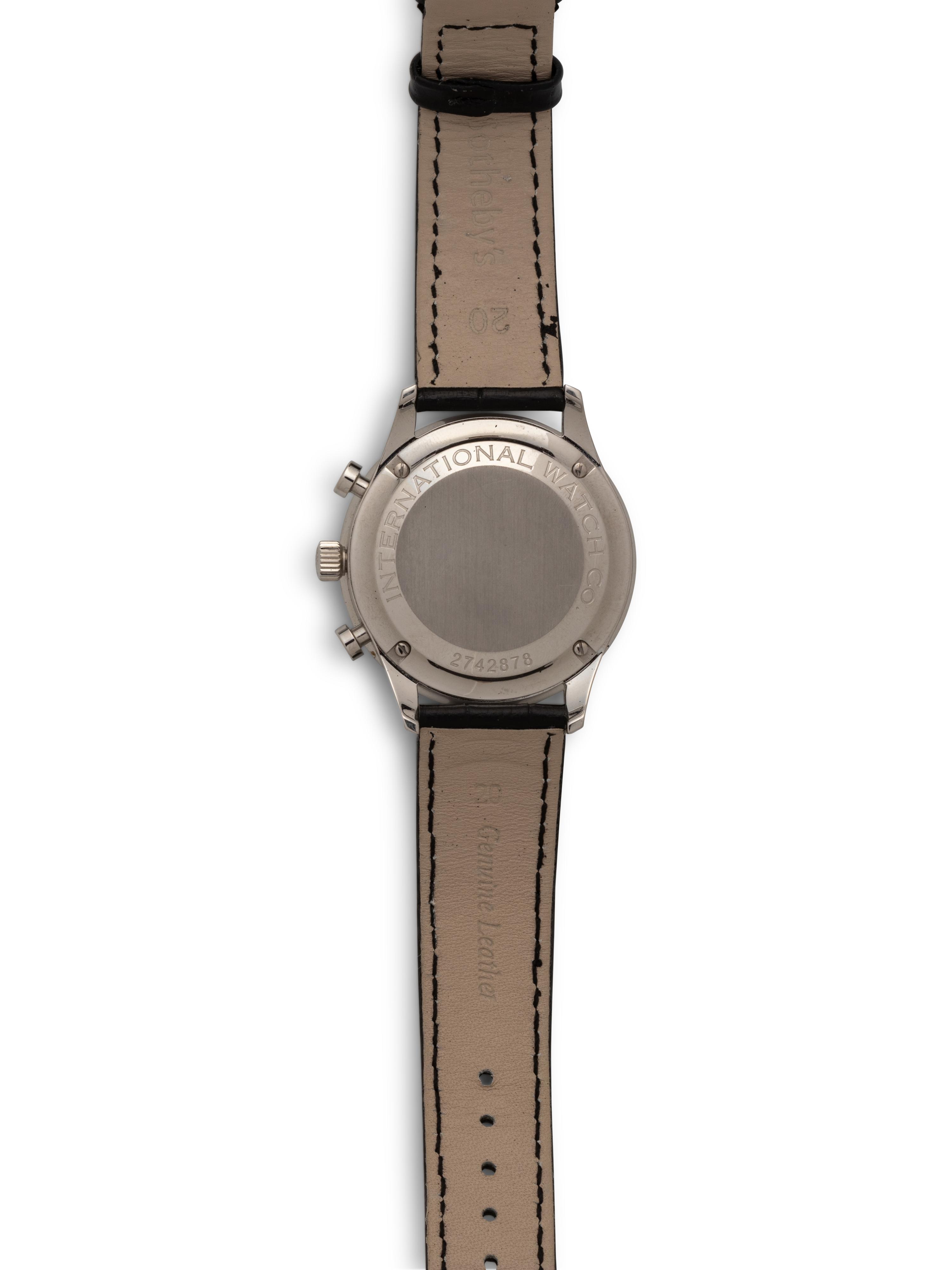 IWC, REF. 3714 STAINLESS STEEL 'PORTUGUESE' WATCH