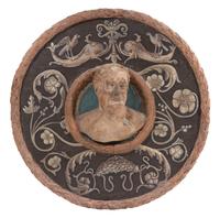 A Set of Four Italian Renaissance Style Plaster Roundels Diameter 27 inches. — 20TH CENTURY