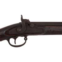 Heavy Barreled Leman Percussion Full Stock Plains Rifle