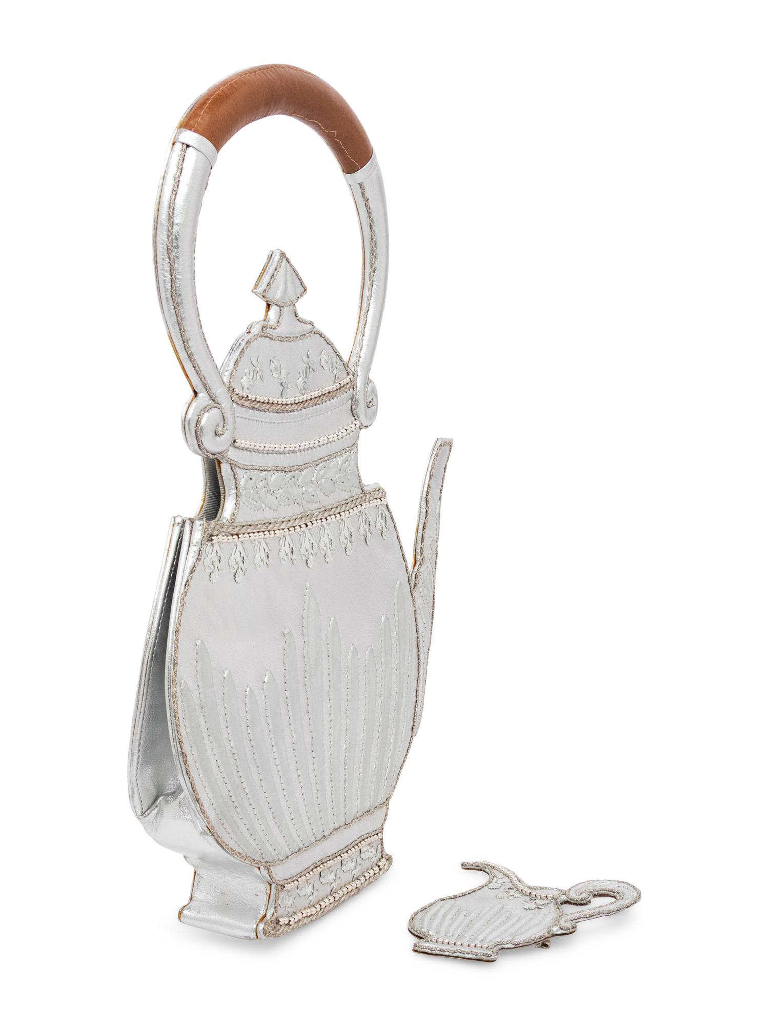 Lesage, Teapot Evening Bag & Matching Brooch