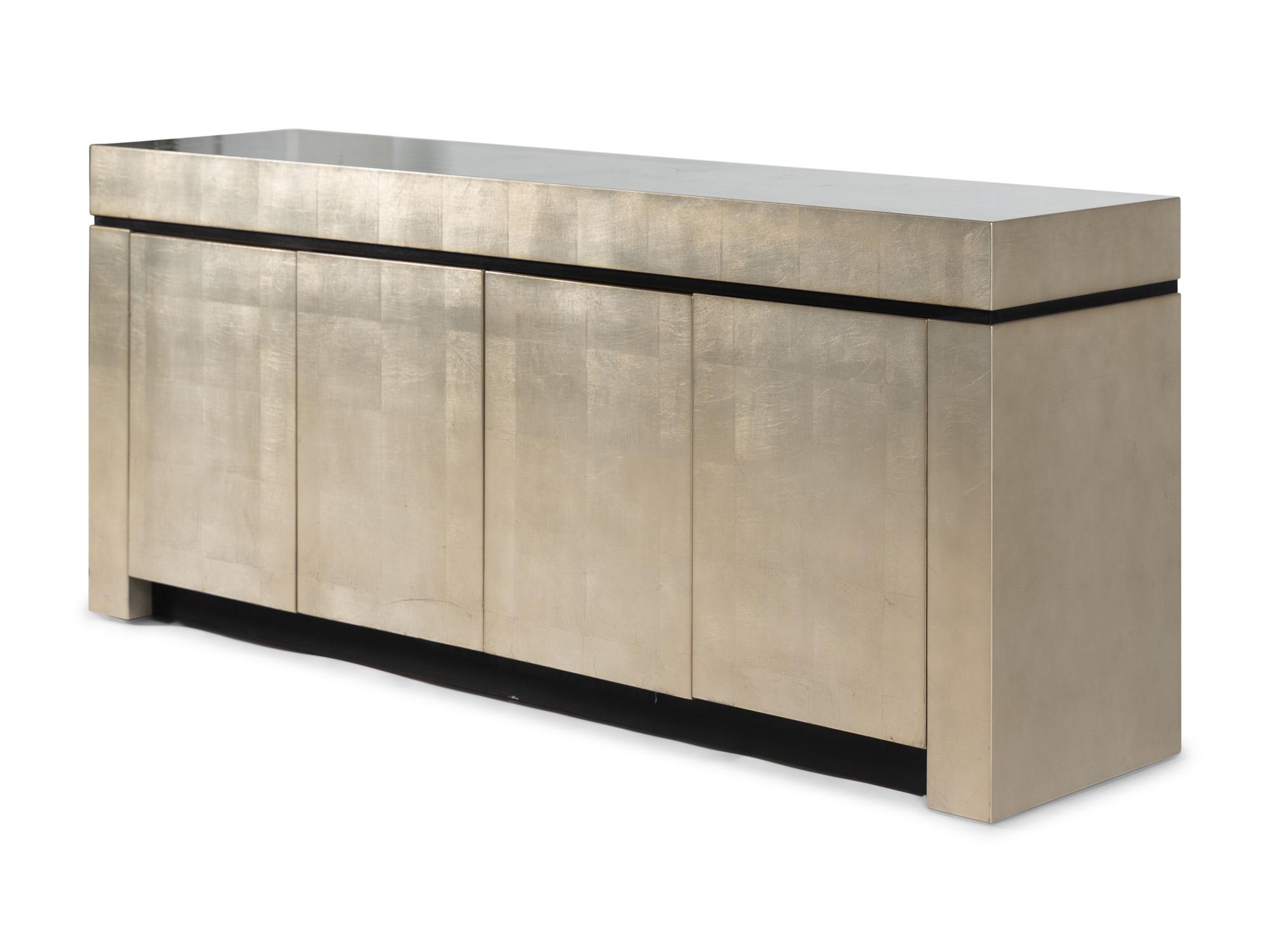 A Custom Silvered Sideboard