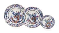 A Mason's Ironstone Partial Dinner Service Width of platter 18 3/4 inches.