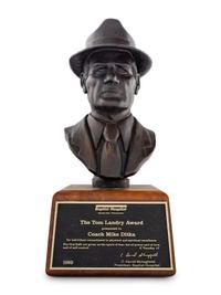 A 1989 Baptist Hospital of Nashville Tom Landry Award Present to Mike Ditka Formerly Displayed at Mike Ditka's Restaurant