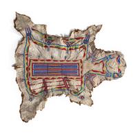 Central Plains Child's Painted and Beaded Wearing Robe
