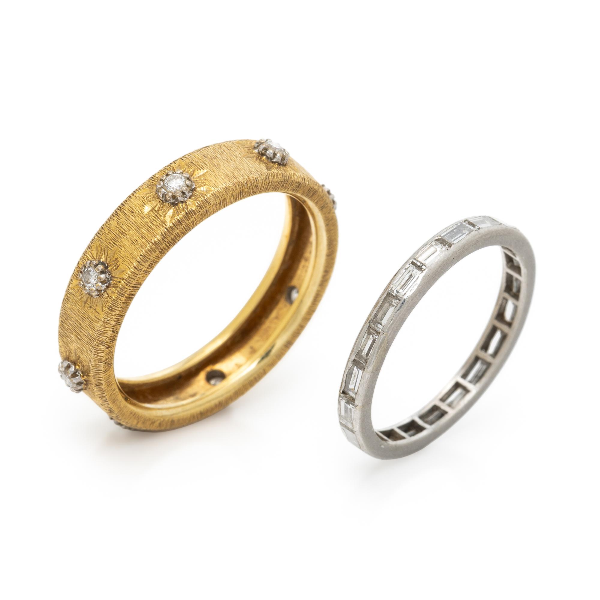 TWO DIAMOND RINGS