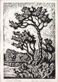 Birger Sandzen 5 1/2 x 4 inches — (Swedish, 1871-1954)