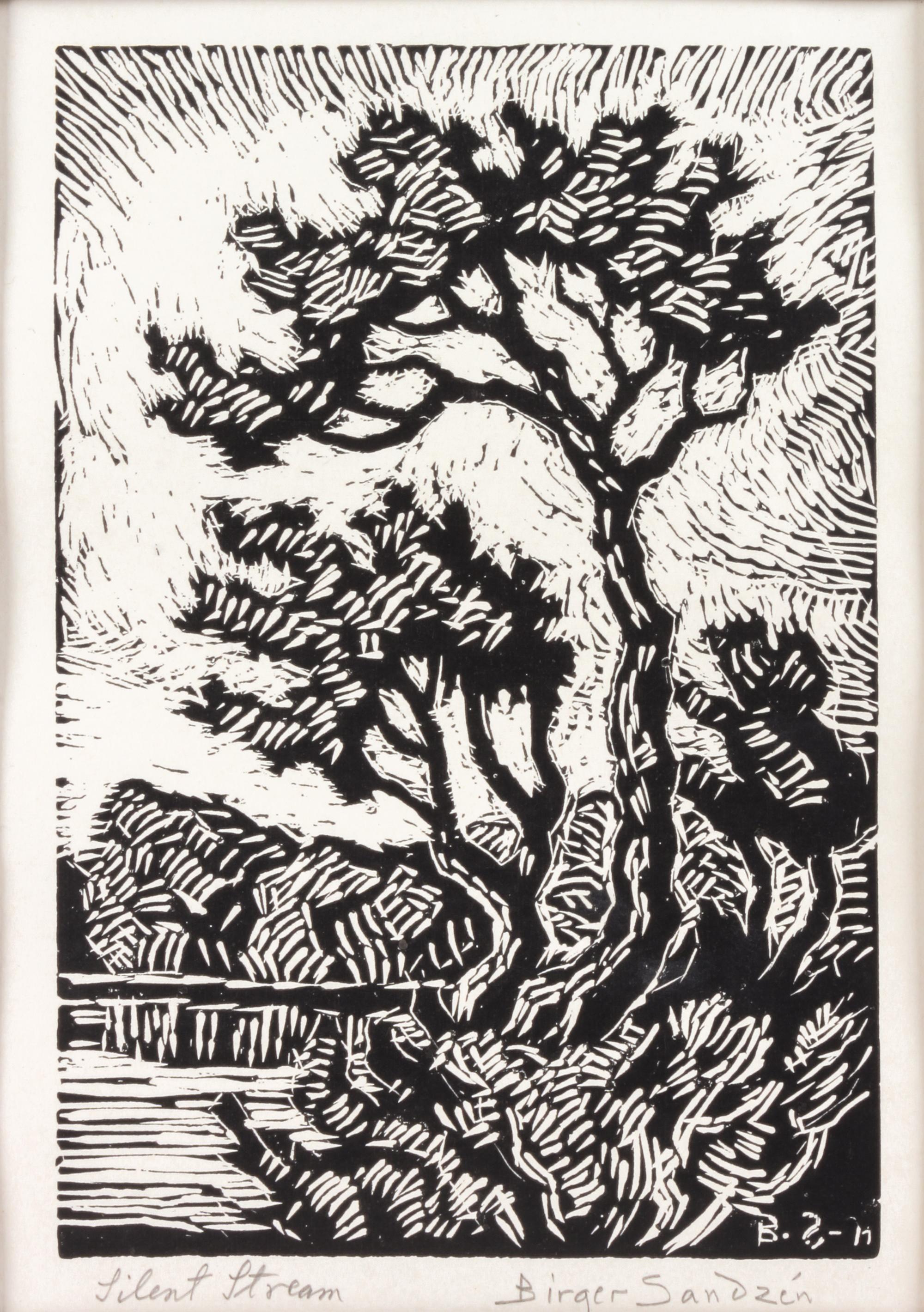 Birger Sandzen 5 1/2 x 4 inches — (Swedish, 1871-1954)