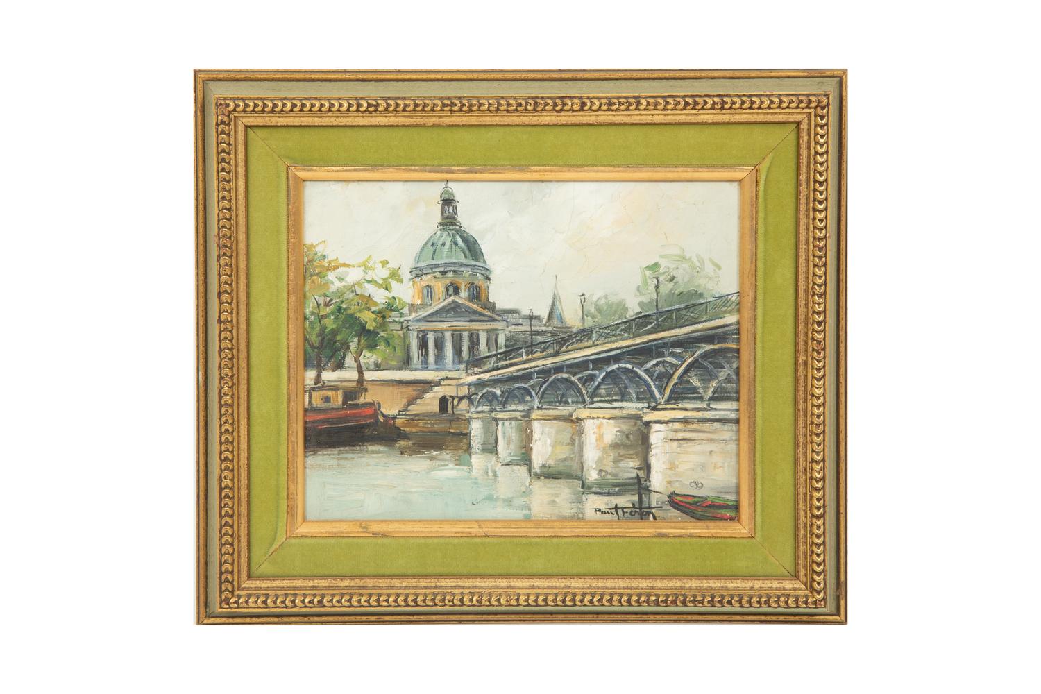 Eighteen Parisian Street Scene Paintings