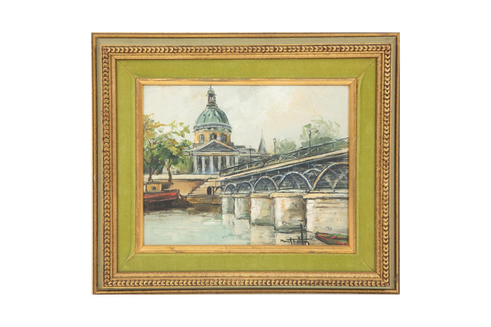Eighteen Parisian Street Scene Paintings