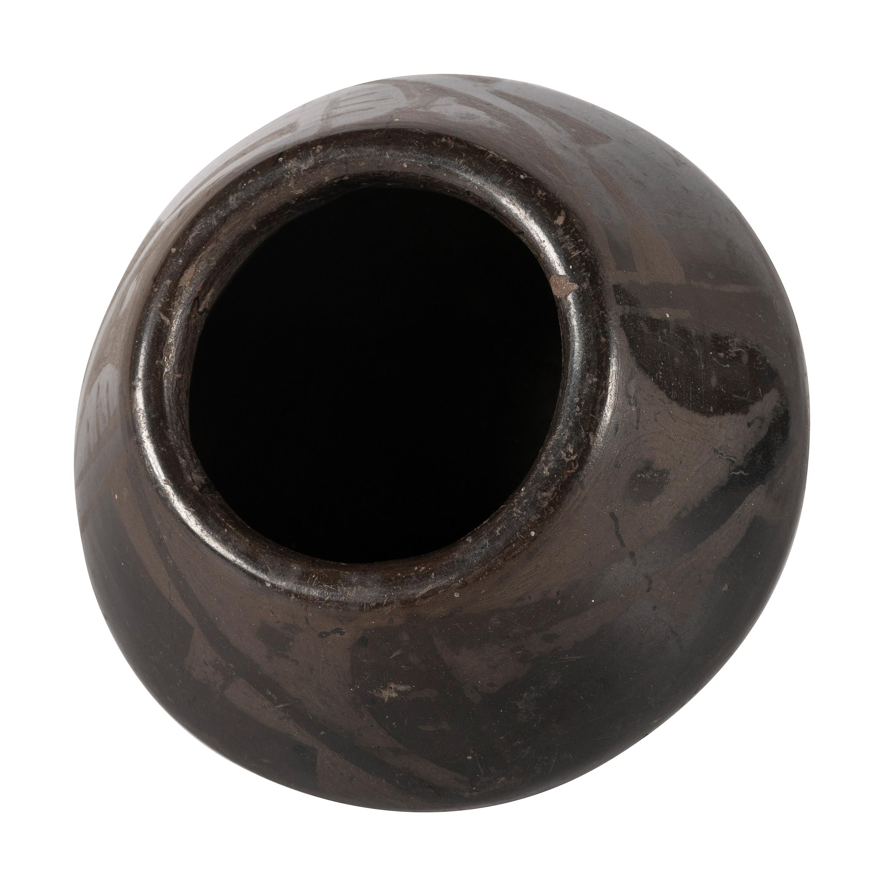 Blackware Pottery Jar