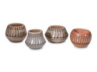 Miniature Polychrome Pottery Jars
